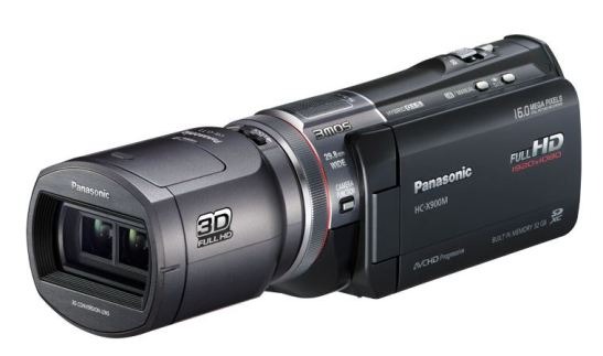 Panasonic HC-X900 with 3D conversion lens
