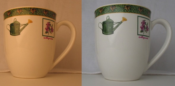 Setting the right white balance