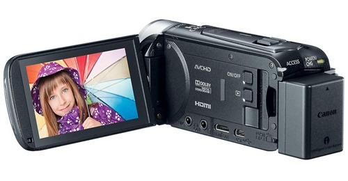 Behind the Canon VIXIA HF R40