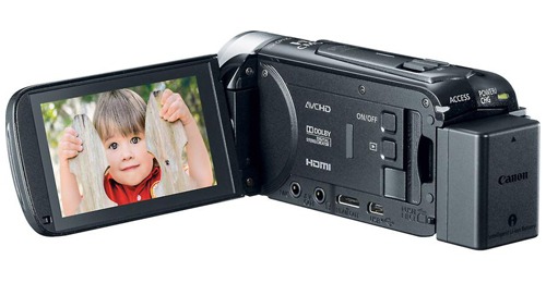 Behind the Canon VIXIA HF R42