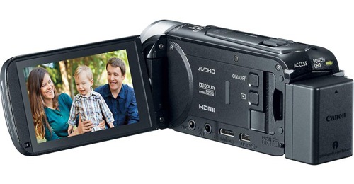 Behind the Canon VIXIA HF R400