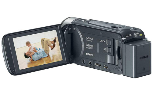 Canon VIXIA HF R50 Back View