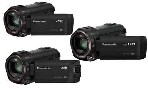 Panasonic 4K FHD camcorders