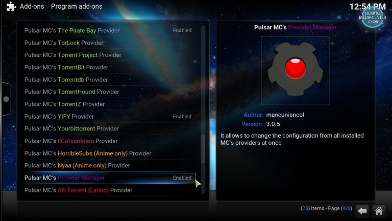 Pulsar Kodi add-on