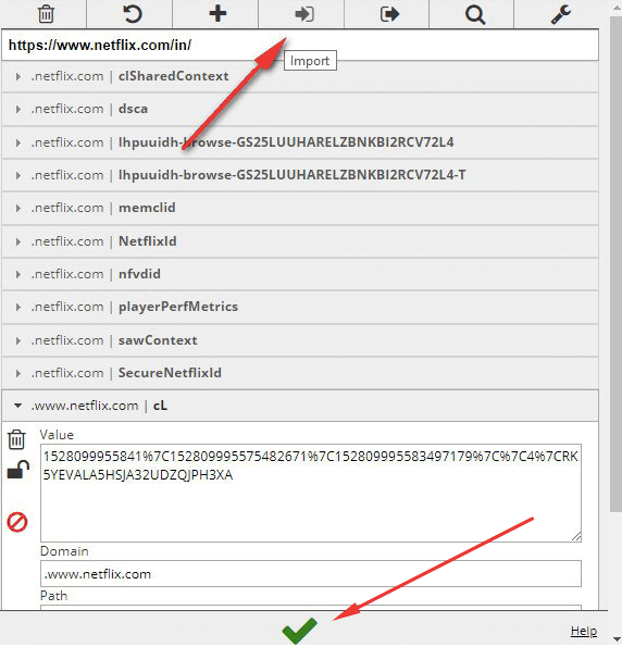 netflix cookies chrome