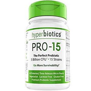 Hyperbiotics PRO-15 Probiotics—60 Daily Time Release Pearls