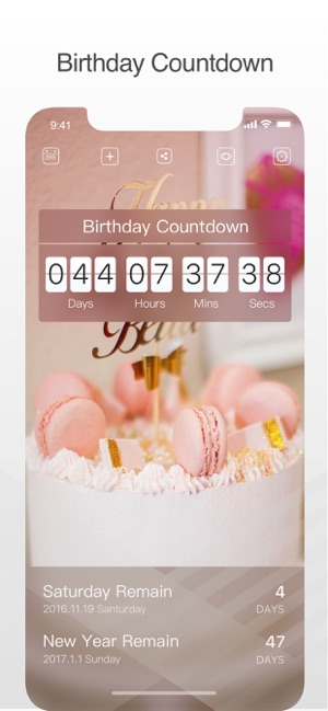 Countdown Apps for iOS - Birthday Countdown