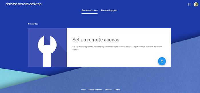 chrome remote desktop
