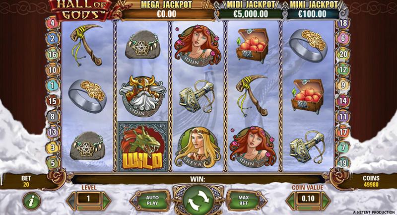 Hall of Gods slot