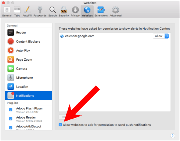 Stop Websites from Requesting Notification Access in Apple Safari