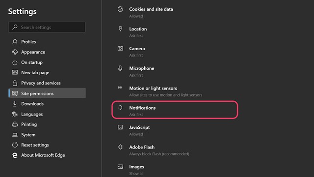 Stop Websites from Requesting Notification Access - Block in Chromium age