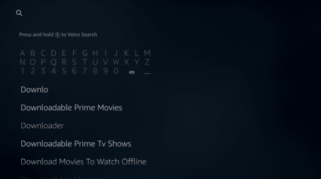 search for downloder firestick