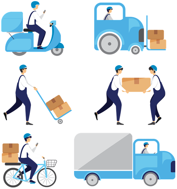 people, driver, delivery