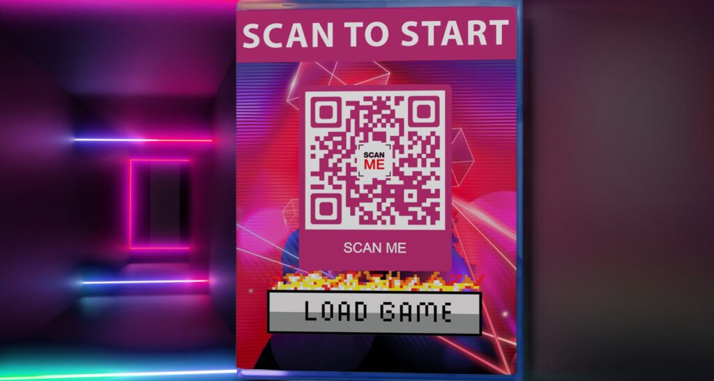 How does the Gaming Industry integrate the use of QR codes in their
