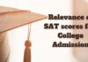 Relevance of SAT Scores in College Admissions