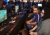group of people playing online games