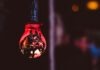 Empowering Your Business Intelligence Journey hanged red and black light bulb