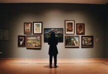 19 Unique Ways to Elevate Your Solo Dates in Sydney woman in black coat standing in front of paintings