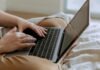 Correspondence via Email Requires Tools for Tracking Email IP Address Faceless woman using laptop while sitting on bed