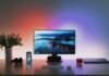 Streamlining Communication with Desktop Alerts black flat screen computer monitor on brown wooden desk