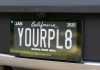 4 Tips for Picking a Custom License Plate That Reflects Your Personality the license plate on the back of a car