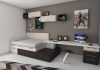 6 Smart Home Technology Trends for 2026 You Should Know About Stylish minimalist bedroom with modern furnishings and workspace area, perfect for home offices.