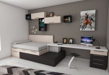 6 Smart Home Technology Trends for 2026 You Should Know About Stylish minimalist bedroom with modern furnishings and workspace area, perfect for home offices.