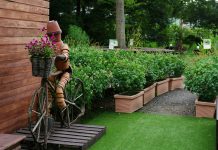 Why Garden Safety Is a Major Part of Protecting Your Home Environment A statue of a person riding a bicycle