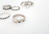 How does silver rate differ across Indian markets? silver and diamond ring on white surface