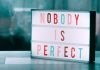 Chasing Perfection Blocks Learning white and pink love you print wooden board