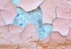 Identifying Symptoms: Are You Struggling with Seborrheic Dermatitis? A close up of a piece of paper with paint peeling off of it