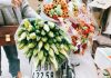 Sustainable Sips & Stems: How Flower Station Elevates Eco-Friendly Flower Delivery in London bouquet of flowers on bicycle